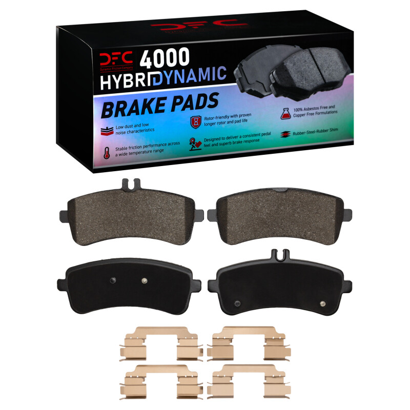 Picture of DFC 14-24 Mercedes-Benz AMG GT 63 Rear 4000 HybriDynamic Brake Pads and Hardware Kit