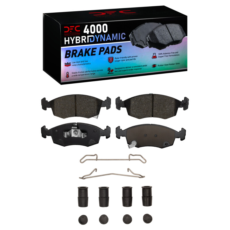 Picture of DFC 12-19 Fiat 500 (USA/Canada) Front 4000 HybriDynamic Brake Pads and Hardware Kit