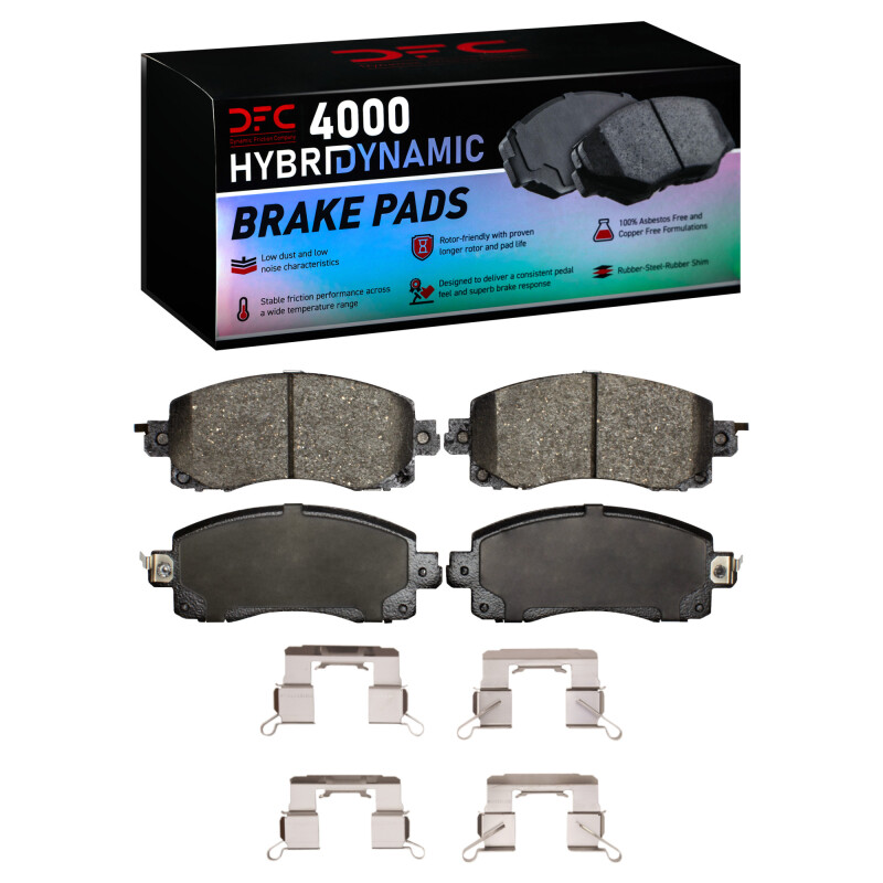 Picture of DFC 17-25 Subaru Crosstrek Front 4000 HybriDynamic Brake Pads and Hardware Kit