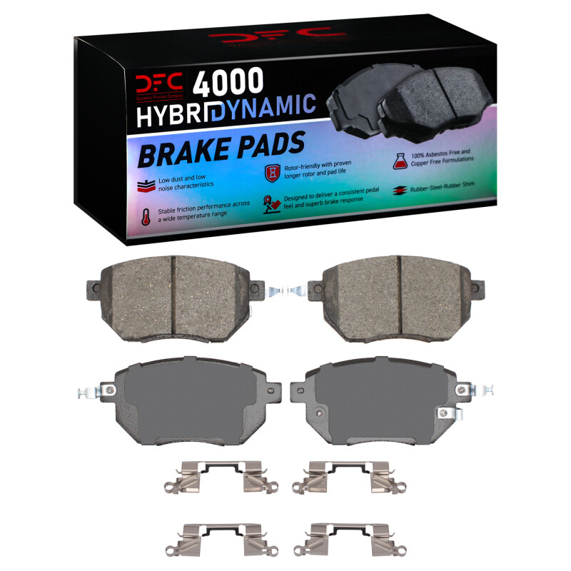 Picture of DFC 03-11 Infiniti FX35 Front 4000 HybriDynamic Brake Pads and Hardware Kit