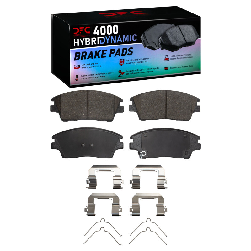 Picture of DFC 17-22 Kia Sportage (USA/Canada) Front 4000 HybriDynamic Brake Pads and Hardware Kit