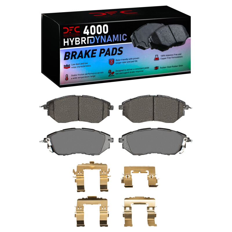 Picture of DFC 15-15 Subaru Legacy Front 4000 HybriDynamic Brake Pads and Hardware Kit