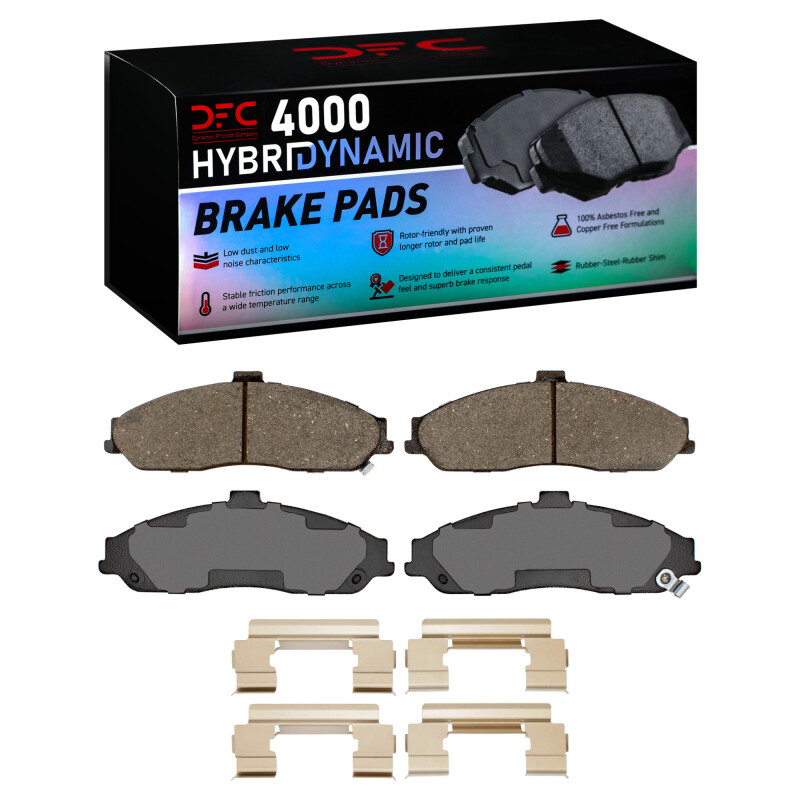 Picture of DFC 04-09 Cadillac XLR Front 4000 HybriDynamic Brake Pads and Hardware Kit