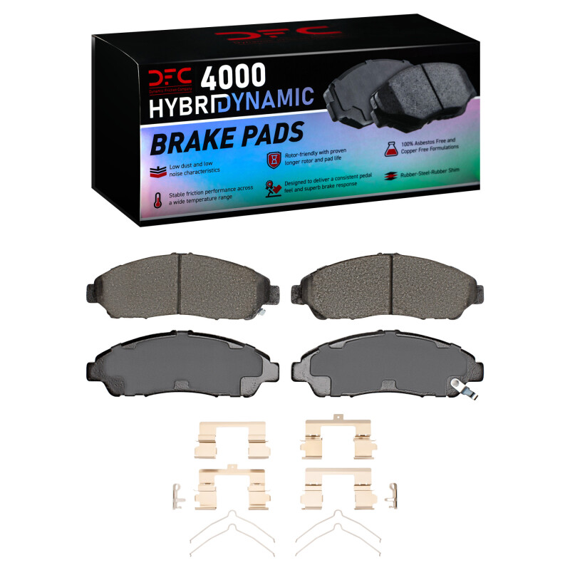 Picture of DFC 07-25 Acura RLX Front 4000 HybriDynamic Brake Pads and Hardware Kit