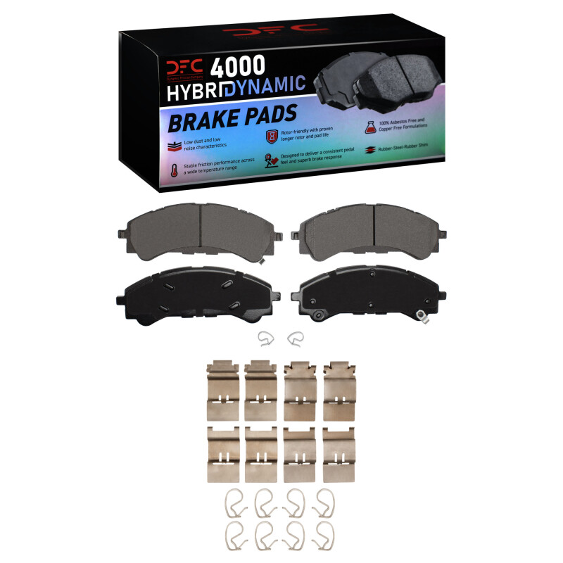Picture of DFC 19-25 Ford Ranger (USA/Canada) Front 4000 HybriDynamic Brake Pads and Hardware Kit