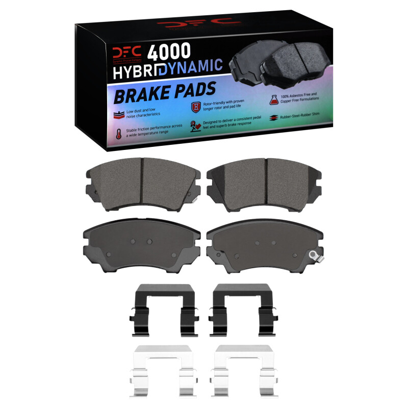 Picture of DFC 10-17 Chevrolet Caprice Front 4000 HybriDynamic Brake Pads and Hardware Kit