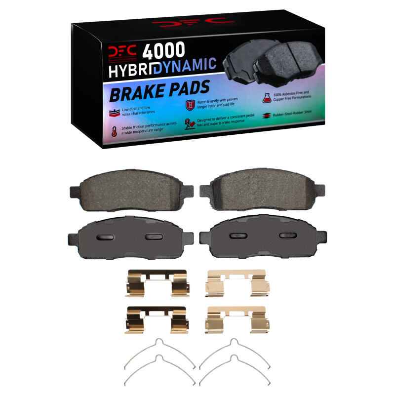 Picture of DFC 04-09 Ford F-150 RWD Front 4000 HybriDynamic Brake Pads and Hardware Kit