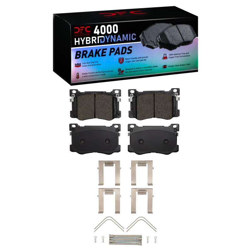 Picture of DFC 15-20 Genesis G80 Front 4000 HybriDynamic Brake Pads and Hardware Kit