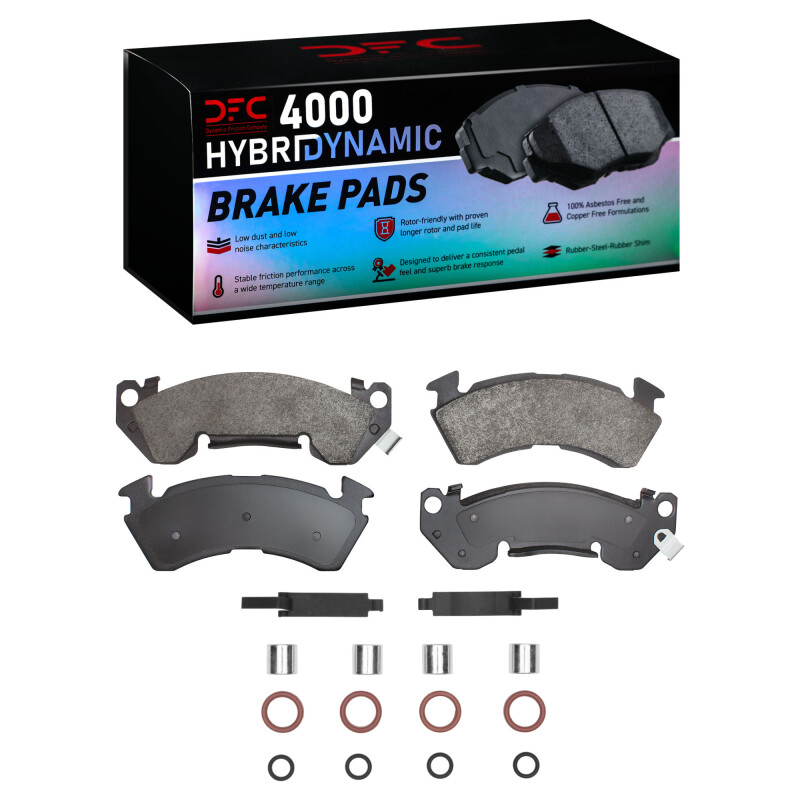 Picture of DFC 90-96 Buick Roadmaster Front 4000 HybriDynamic Brake Pads and Hardware Kit