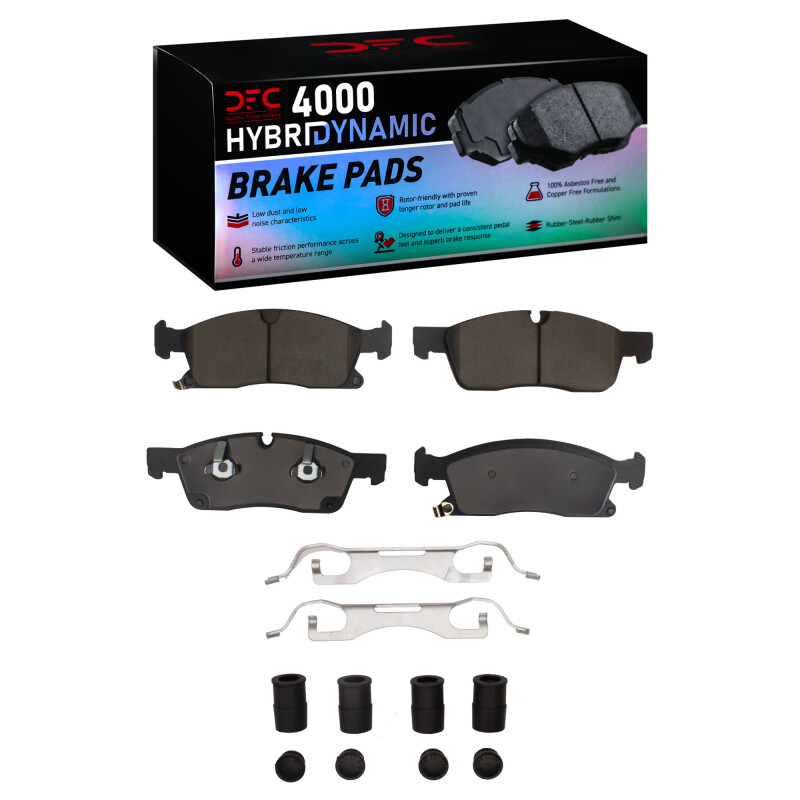 Picture of DFC 11-22 Dodge Durango Front 4000 HybriDynamic Brake Pads and Hardware Kit