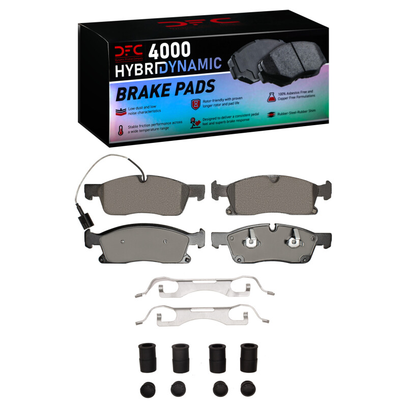 Picture of DFC 17-23 Maserati Levante Front 4000 HybriDynamic Brake Pads and Hardware Kit