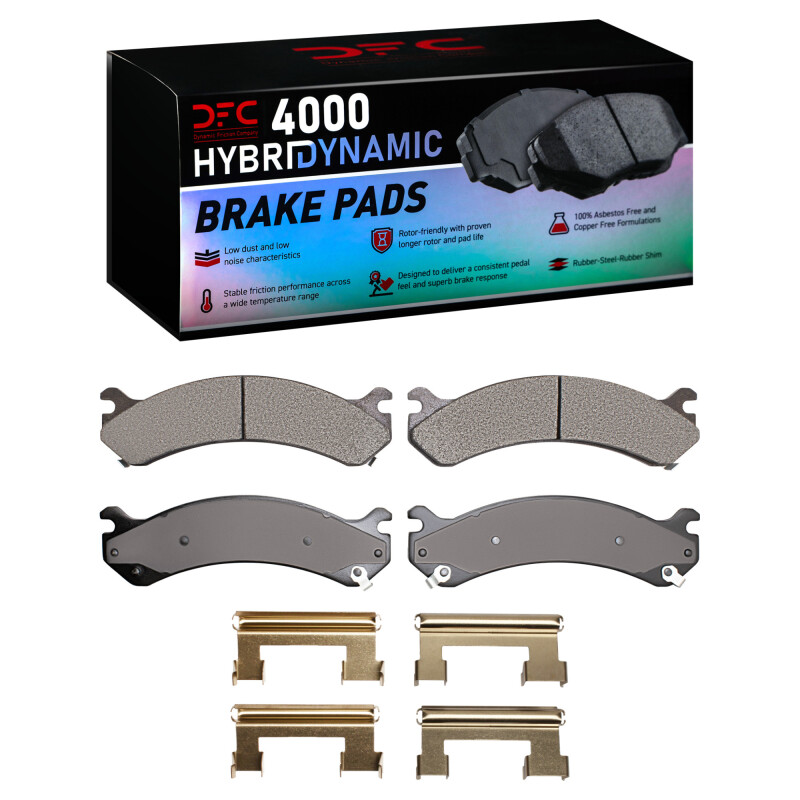 Picture of DFC 99-20 Cadillac DTS Front 4000 HybriDynamic Brake Pads and Hardware Kit