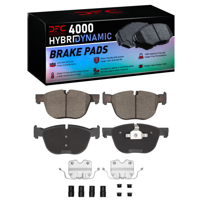 Picture of DFC 07-19 BMW X4 Front 4000 HybriDynamic Brake Pads and Hardware Kit