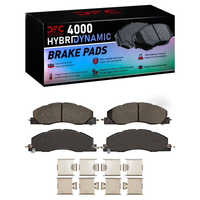 Picture of DFC 09-18 Dodge Ram 3500 Front 4000 HybriDynamic Brake Pads and Hardware Kit