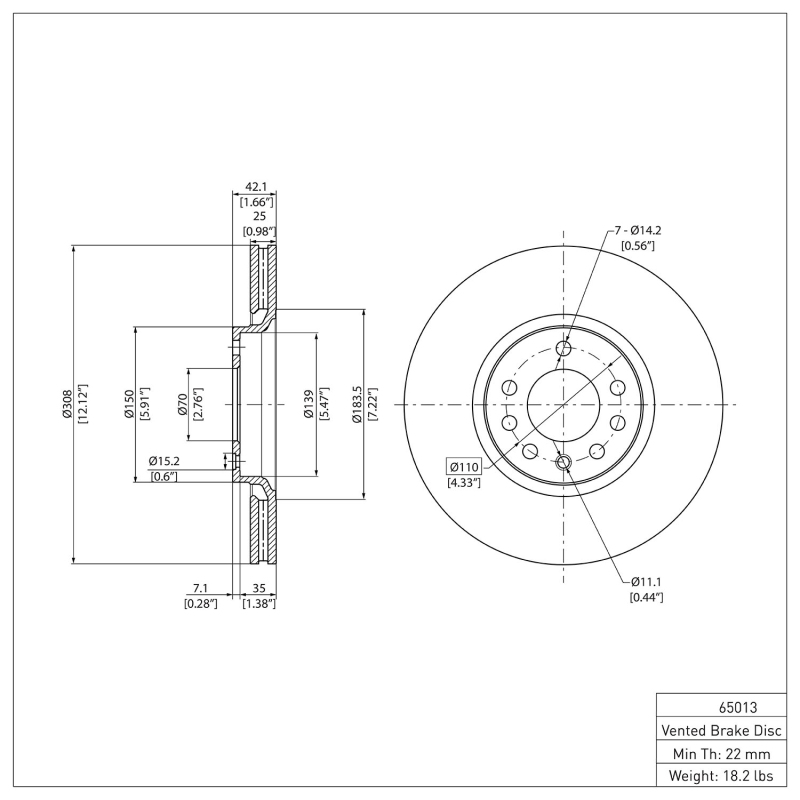 Picture of DFC 99-10 Chevrolet/Opel Astra (Mexico) Front Brake Rotor