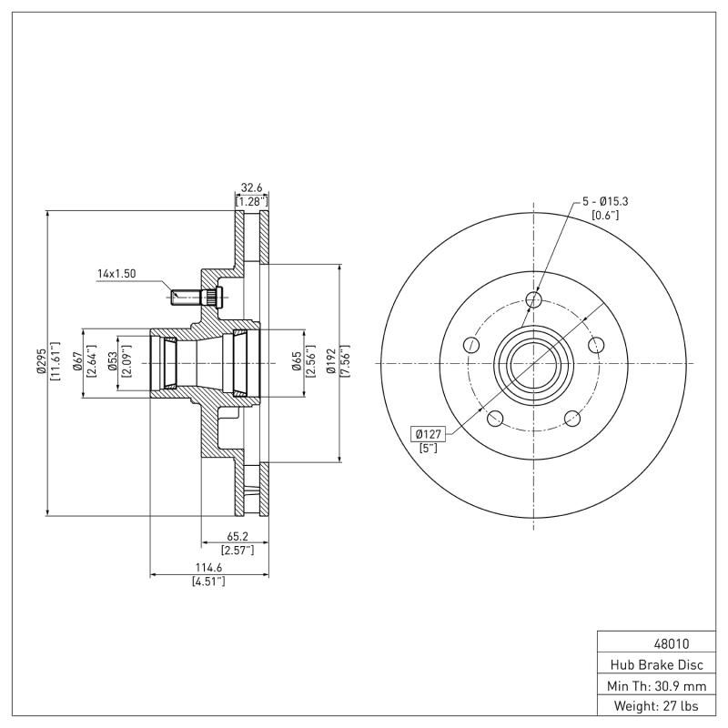 Picture of DFC 88-94 Chevrolet C1500 Front Brake Rotor