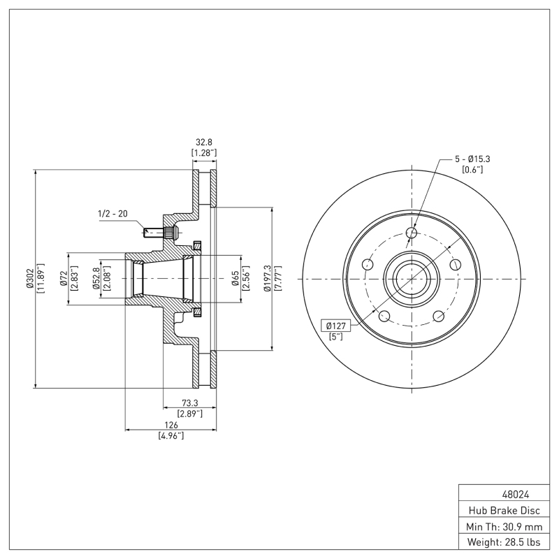 Picture of DFC 93-95 Chevrolet G20 Front Brake Rotor