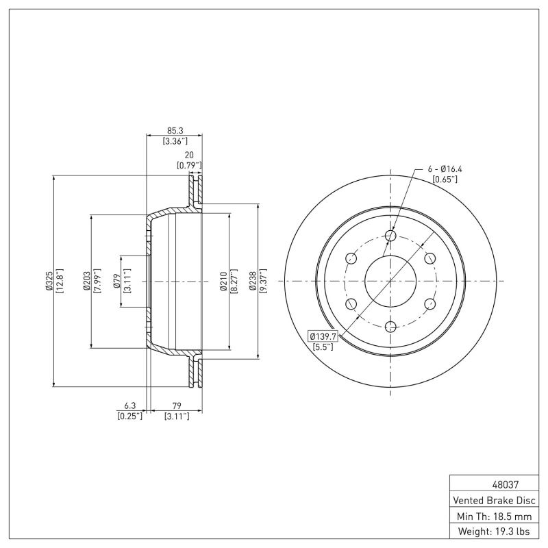 Picture of DFC 99-07 Chevrolet Silverado 1500 HD Rear Brake Rotor