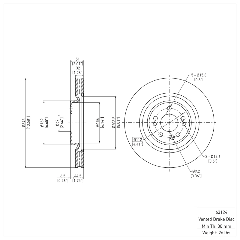 Picture of DFC 00-05 Mercedes-Benz ML55 AMG Front Brake Rotor
