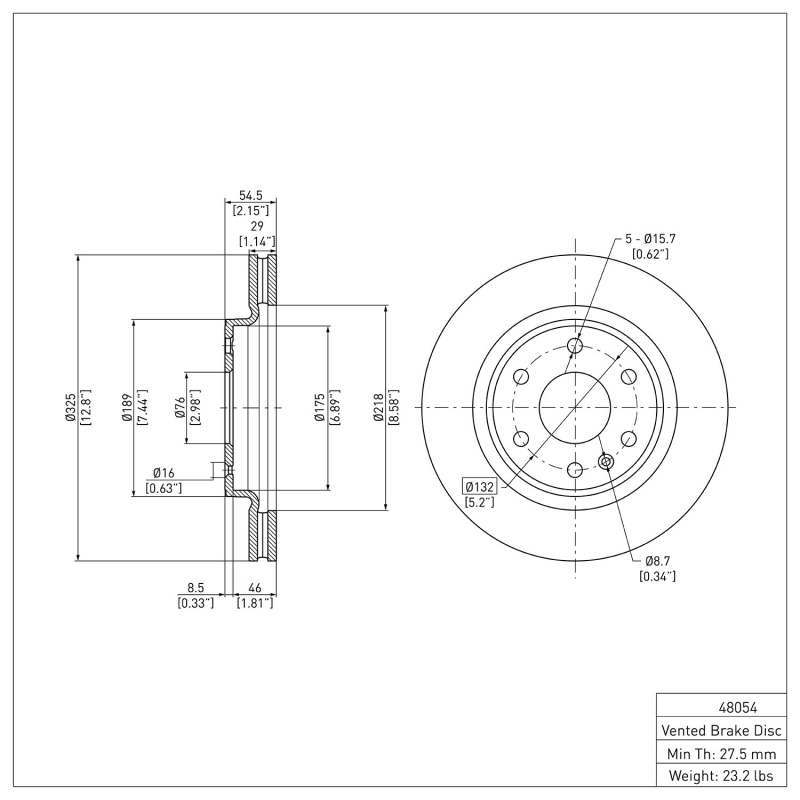 Picture of DFC 07-17 Buick Enclave Front Brake Rotor