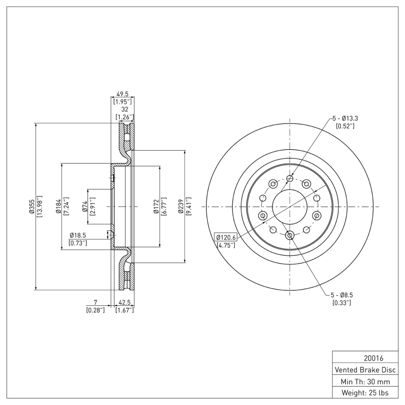 Picture of DFC 00-06 Jaguar XJR Front GeoSPEC Coated Rotor