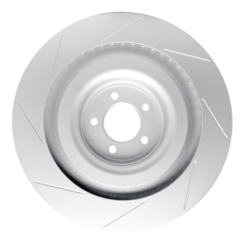 Picture of DFC 08-09 Jaguar XKR Left Front GeoSPEC Coated Rotor - Slotted