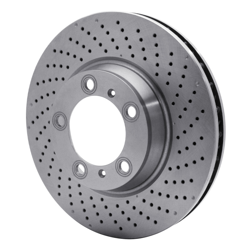 Picture of DFC 99-23 Porsche 718 Boxster Right Front Drilled Brake Rotor