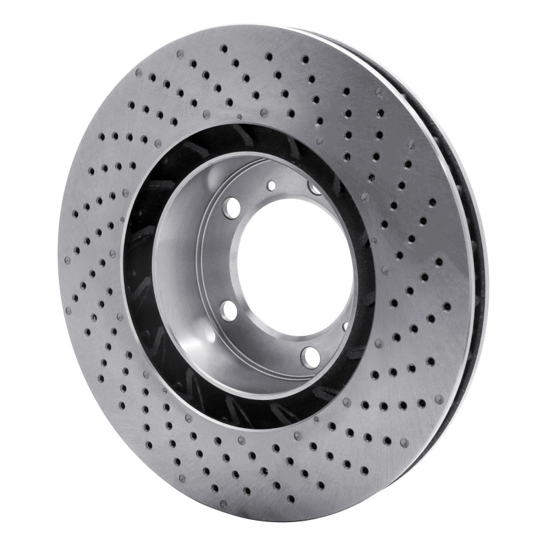 Picture of DFC 09-23 Porsche 718 Boxster Left Front Drilled Brake Rotor
