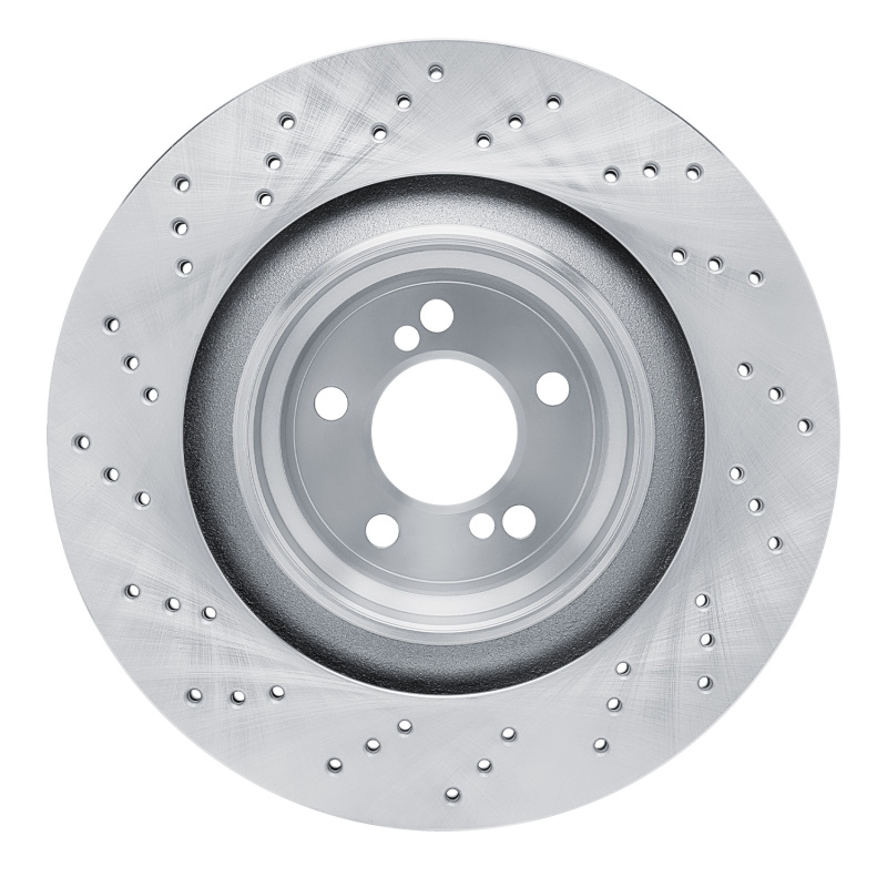 Picture of DFC 15-19 BMW X5 Right Rear Drilled Brake Rotor