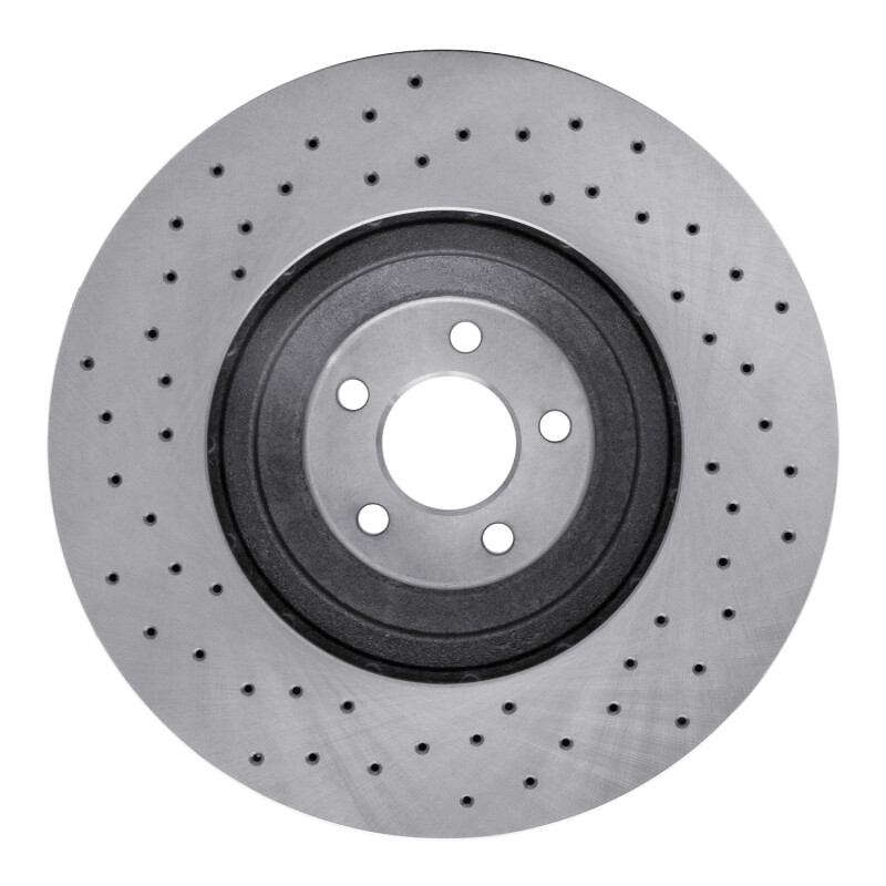 Picture of DFC 16-18 Ford Mustang Left Front Drilled Brake Rotor