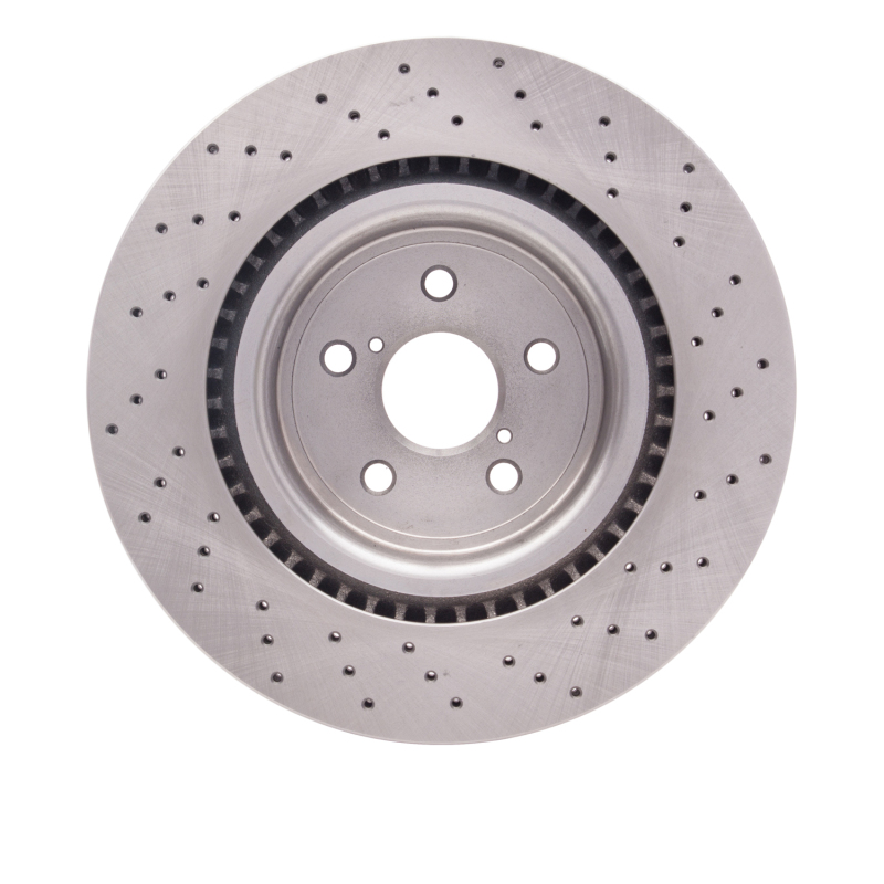 Picture of DFC 08-14 Lexus IS F Front Drilled Brake Rotor