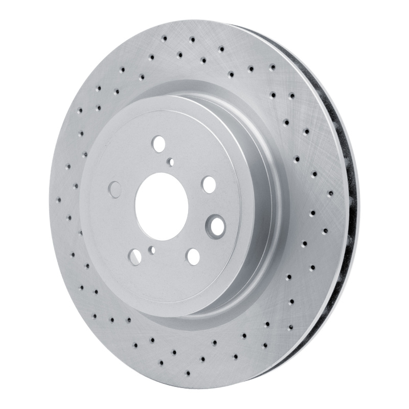 Picture of DFC 08-14 Lexus IS F Rear Drilled Brake Rotor