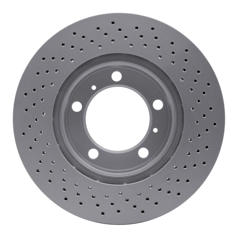 Picture of DFC 05-08 Porsche Cayman Left Front Drilled GeoSPEC Coated Rotor