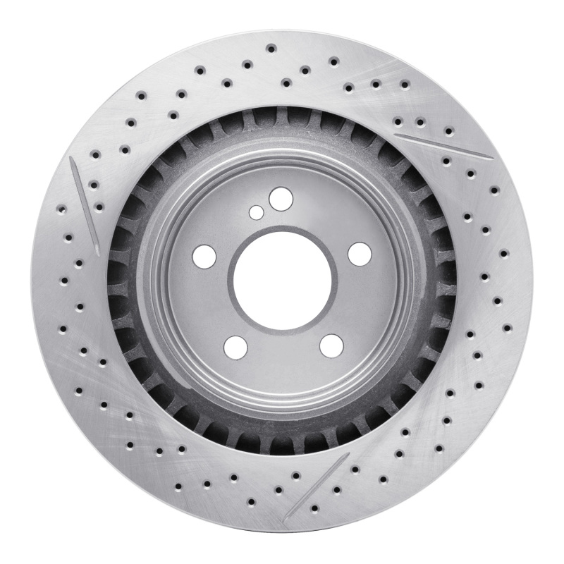 Picture of DFC 08-15 Mercedes-Benz C63 AMG Rear Drilled and Slotted Brake Rotor