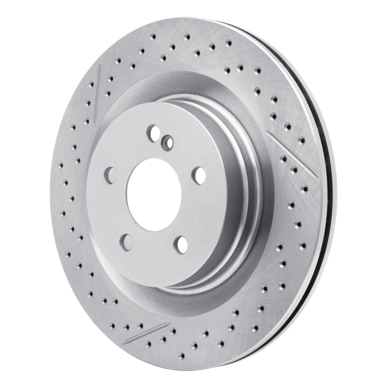 Picture of DFC 08-15 Mercedes-Benz C63 AMG Rear Drilled and Slotted Brake Rotor