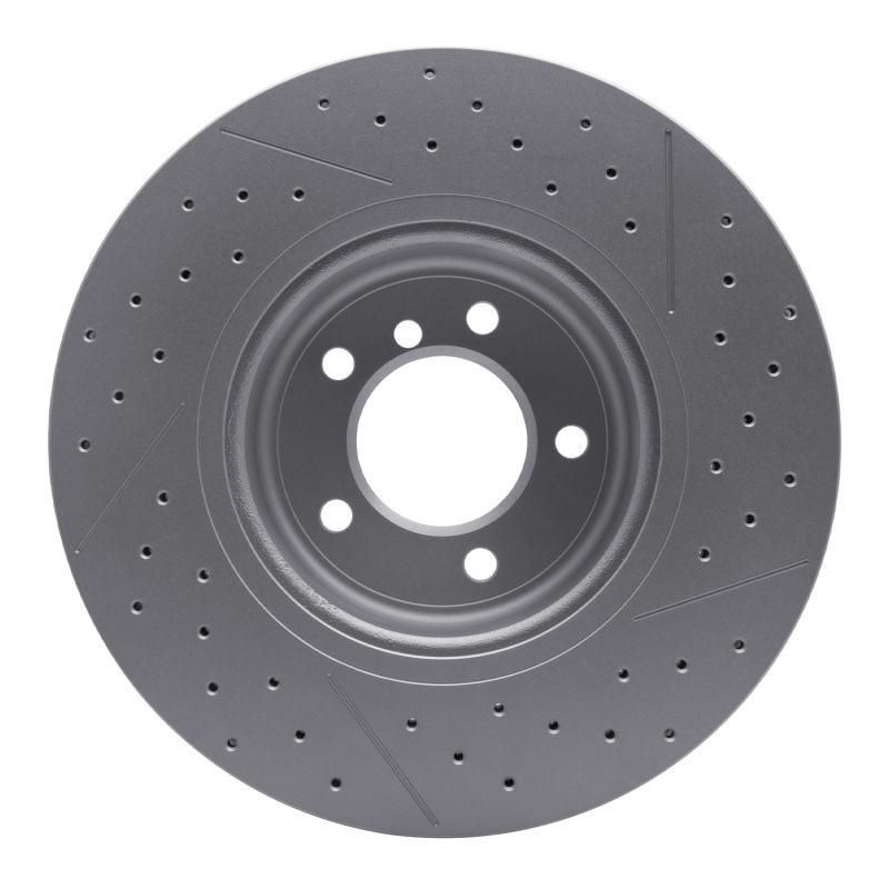 Picture of DFC 13-13 BMW 135IS Front Drilled GeoSPEC Coated Rotor and Slotted