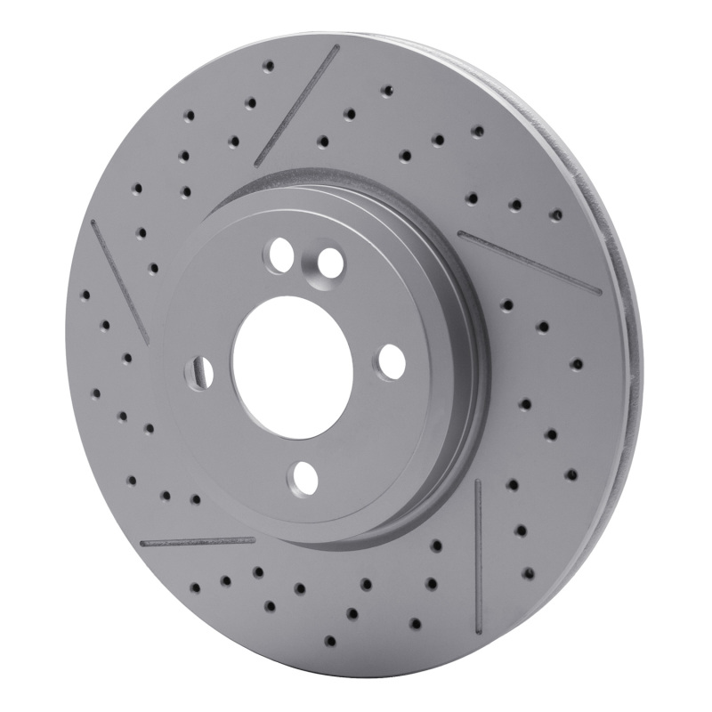 Picture of DFC 07-15 Mini Cooper (Excl Clubman) Front Drilled GeoSPEC Coated Rotor and Slotted