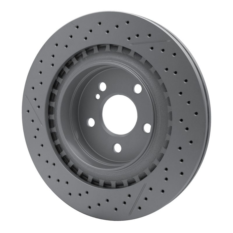Picture of DFC 08-15 Mercedes-Benz C63 AMG Rear Drilled GeoSPEC Coated Rotor and Slotted