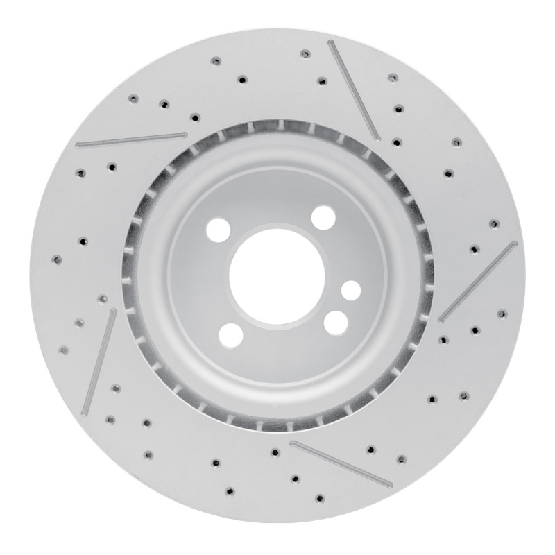 Picture of DFC 09-14 Mini Cooper Clubman Front Drilled GeoSPEC Coated Rotor and Slotted