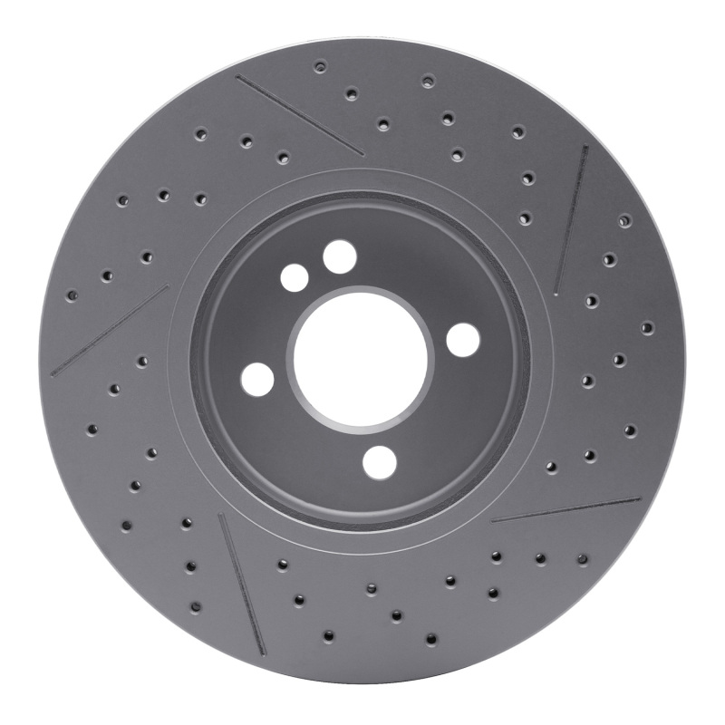 Picture of DFC 07-15 Mini Cooper (Excl Clubman) Front Drilled GeoSPEC Coated Rotor and Slotted
