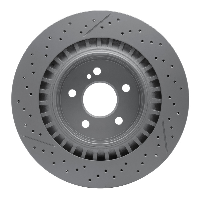 Picture of DFC 05-11 Mercedes-Benz SLK55 AMG Rear Drilled GeoSPEC Coated Rotor and Slotted