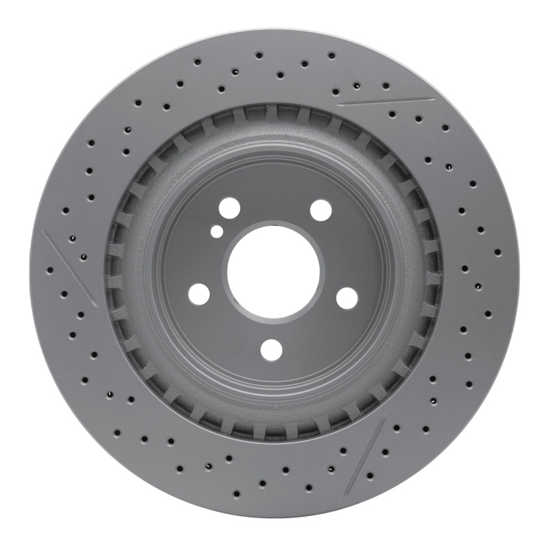 Picture of DFC 08-15 Mercedes-Benz C63 AMG Rear Drilled GeoSPEC Coated Rotor and Slotted