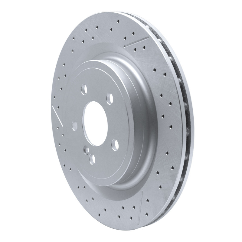 Picture of DFC 12-20 Mercedes-Benz GLA45 AMG Rear Drilled GeoSPEC Coated Rotor and Slotted