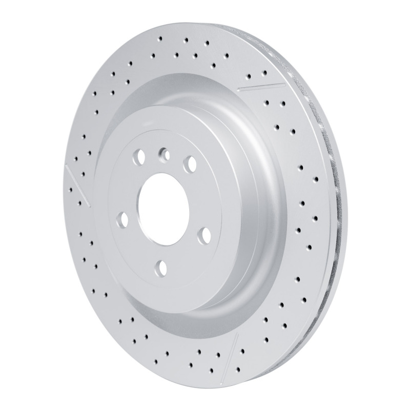 Picture of DFC 12-19 Mercedes-Benz GLS63 AMG Rear Drilled GeoSPEC Coated Rotor and Slotted