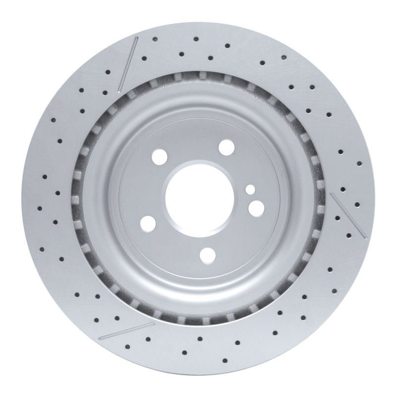 Picture of DFC 12-20 Mercedes-Benz GLA45 AMG Rear Drilled GeoSPEC Coated Rotor and Slotted