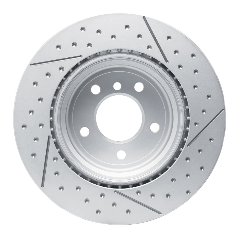Picture of DFC 13-13 BMW 135IS Rear GeoSPEC Coated Rotor - Dimpled and Slotted
