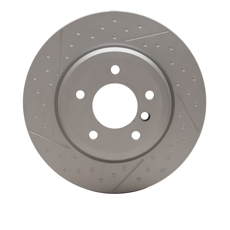 Picture of DFC 06-13 BMW 330i Rear GeoSPEC Coated Rotor - Dimpled and Slotted