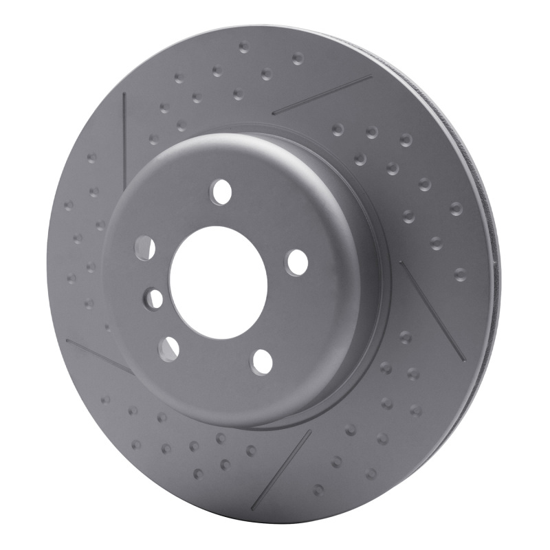 Picture of DFC 13-21 BMW 428i Rear GeoSPEC Coated Rotor - Dimpled and Slotted