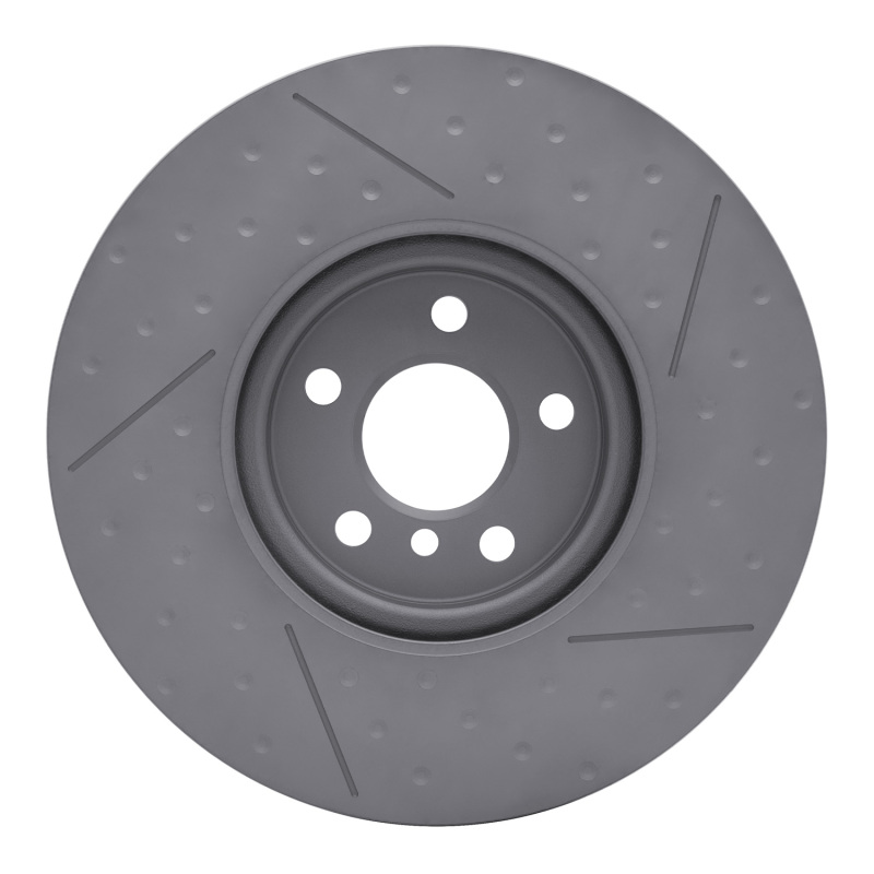Picture of DFC 15-19 Mini Cooper (Excl Clubman) Front GeoSPEC Coated Rotor - Dimpled and Slotted