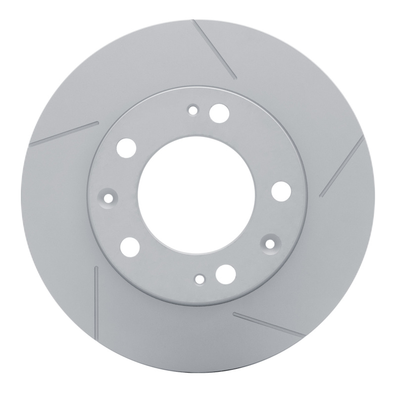 Picture of DFC 82-85 Porsche 928 Right Front Slotted Hi-Carbon Alloy Geomet Coated Rotor